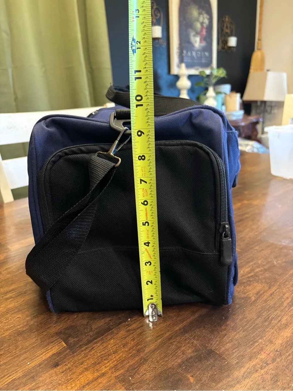 Eddie Bauer Navy Blue Duffle Bag Gym Travel Carry-On Shoulder Strap